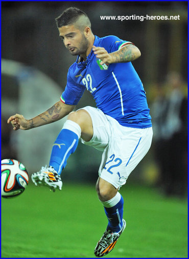 Lorenzo INSIGNE - Italian footballer - 2014 World Cup Finals in Brazil.