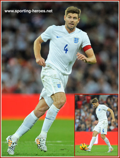 Steven Gerrard - England - 2014 World Cup Finals in Brazil.