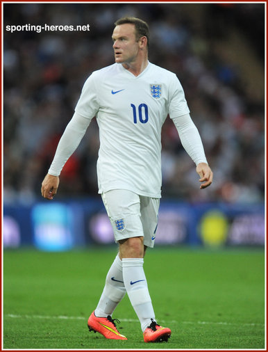 Wayne Rooney - England - 2014 World Cup Finals in Brazil.