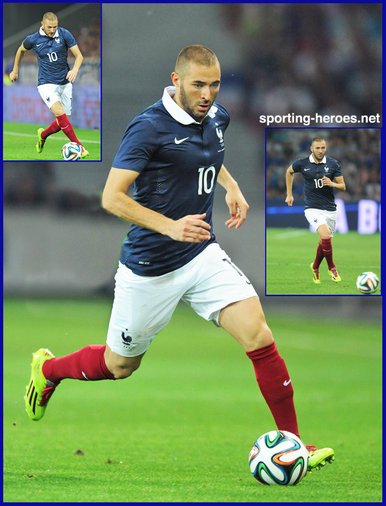 Karim Benzema - France - 2014 World Cup Finals in Brazil.