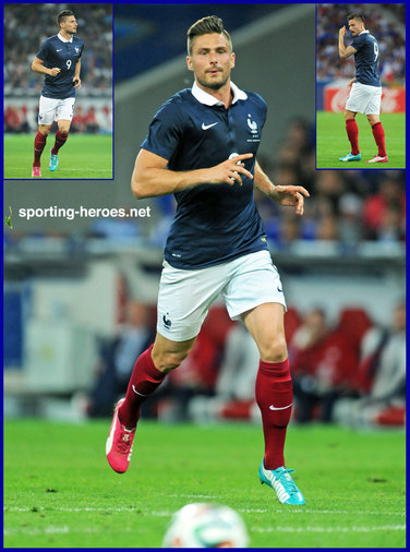 Olivier GIROUD - France - 2014 World Cup Finals in Brazil.