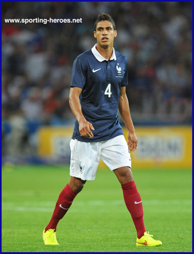 Raphael  VARANE - France - 2014 World Cup Finals in Brazil.