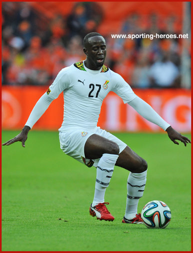 Albert ADOMAH - Ghana - 2014 World Cup Finals in Brazil.