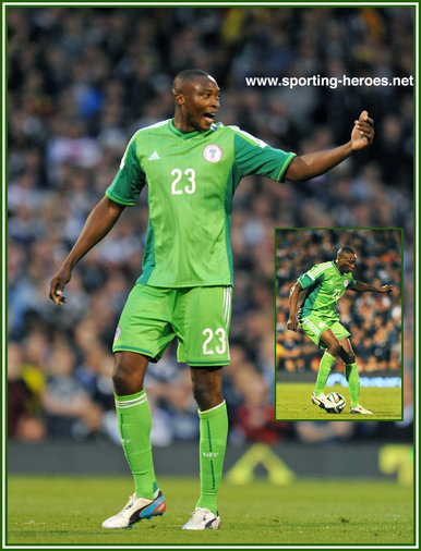 Shola Ameobi - Nigeria - 2014 World Cup Finals in Brazil.