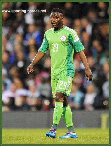 Michael BABATUNDE - Nigeria - 2014 World Cup Finals in Brazil.