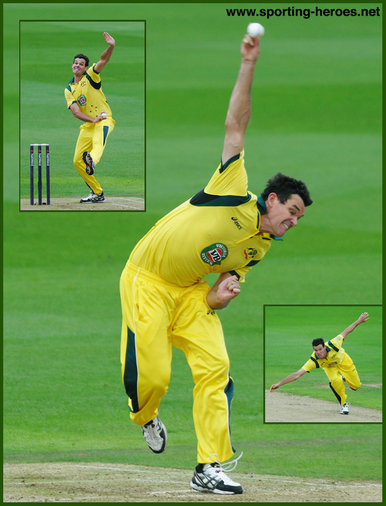 Clint McKAY - Australia - Test record for Australia.