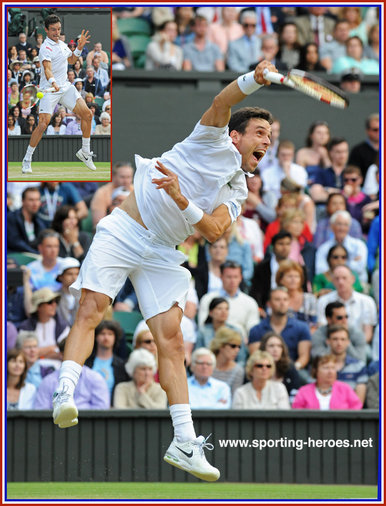 Roberto BAUTISTA AGUT - Spain - 2014 Last sixteen at  U.S. and Australian Opens.