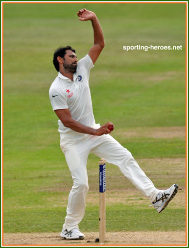 Mohammed SHAMI - India - Test Record for India.