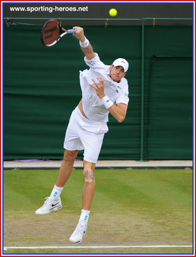 John Isner - U.S.A. - 2014 Last sixteen at French Open.