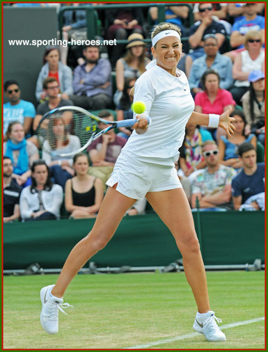 Victoria Azarenka - Belarus - 2014 Quarter-finalist at Australian & U.S. Opens.