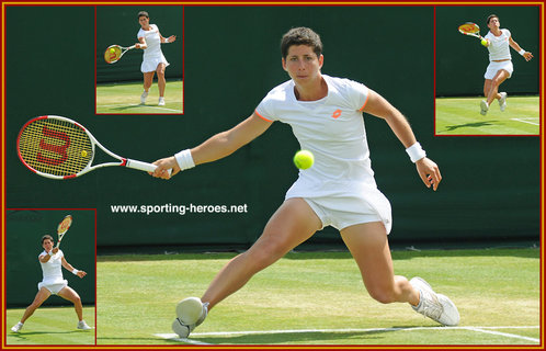 Carla SUAREZ NAVARRO - Quarter-finalist at French Open 2014.