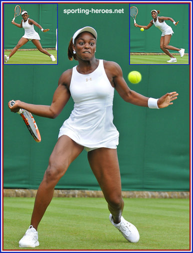 Sloane STEPHENS - U.S.A. - 2014 Last sixteen in Paris and Melbourne.