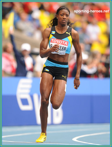 Shaunae MILLER-UIBO - Bahamas - Fourth place at 2013 World Championships in 200m