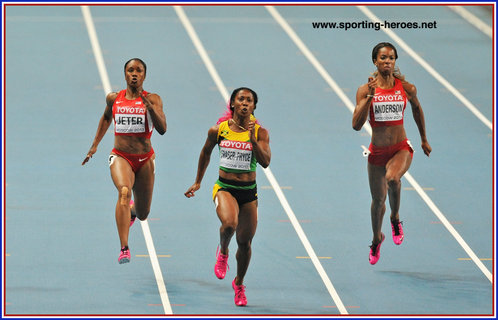 Alexandria ANDERSON - U.S.A. - Finalist in 100m at 2013 World Championships.