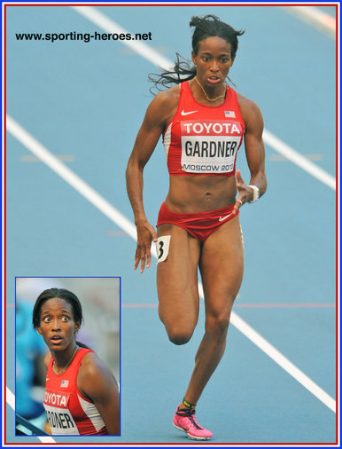 English GARDNER - U.S.A. - 4th. place in 100m at 2013 World Championships.