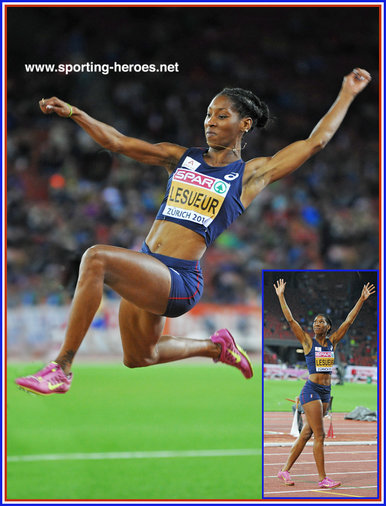 Eloyse LESUEUR - France - 2014 World Indoor & European long jump champion.