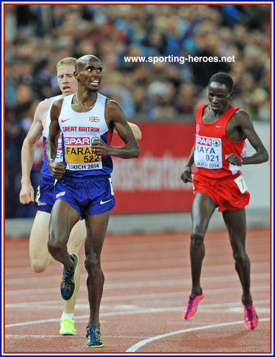 Mo Farah - Great Britain & N.I. - 2014: Mo again Double Champion of Europe