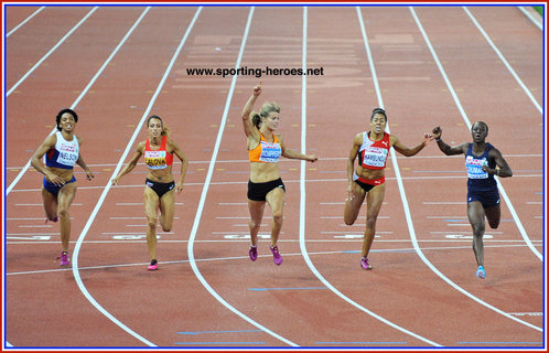 Dafne SCHIPPERS - Nederland - European women's 100m & 200m champion in 2014