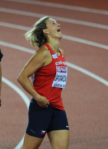 Barbora Spotakova - Czech Republic - European Javelin title for World's number one thrower.