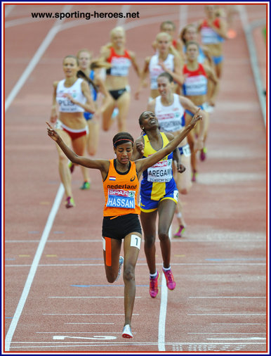 Sifan HASSAN - Gold & silver medalist at 2014 European Championships.