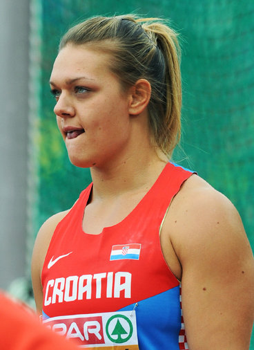 Sandra Perkovic - Croatia  - Third European discus title for Olympic Champion.