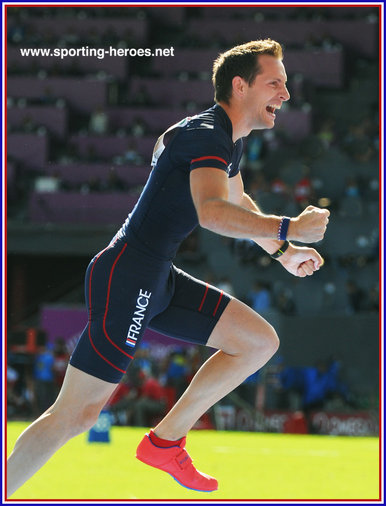 Renaud Lavillenie - France - Third European pole vault title for World Record holder.