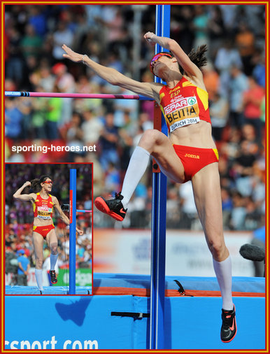 Ruth Beitia - Spain - 2014 European high jump Champion.