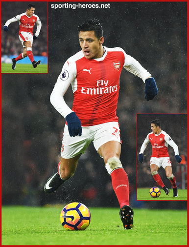 Alexis Sanchez - Arsenal FC - Premiership Appearances