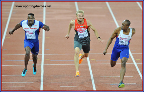 Harry AIKINES-ARYEETEY - Great Britain & N.I. - 2013 bronze medal in 100m at European Championships.