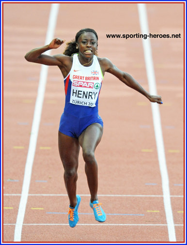 Desiree HENRY - Great Britain & N.I. - Gold 4x100m at 2014 European Champs. 2016 Olympic bronze.