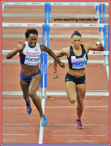 Cindy BILLAUD - France - Silver medal in 100mh at 2014 European Championships