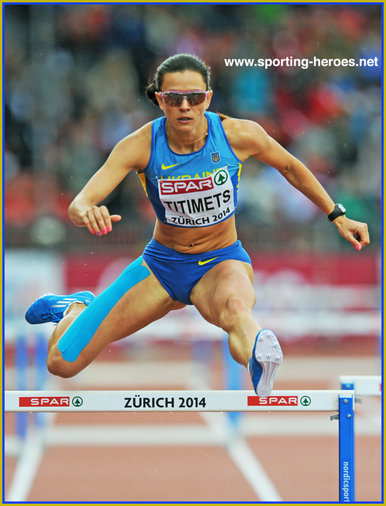 Anna TITIMETS - Ukraine - 2nd in 400m hurdles at 2014 European Championships.