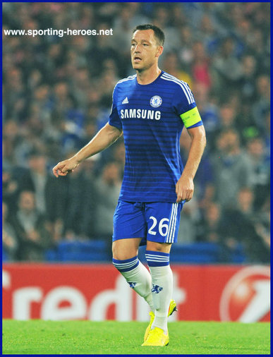John Terry - Chelsea FC - 2014/15 UEFA Champions League games.