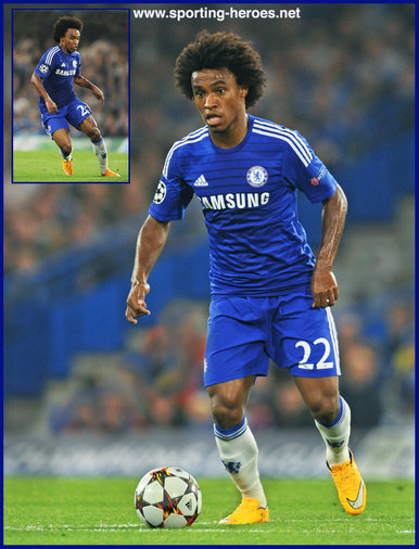 Willian - Chelsea FC - 2014/15 UEFA Champions League games.