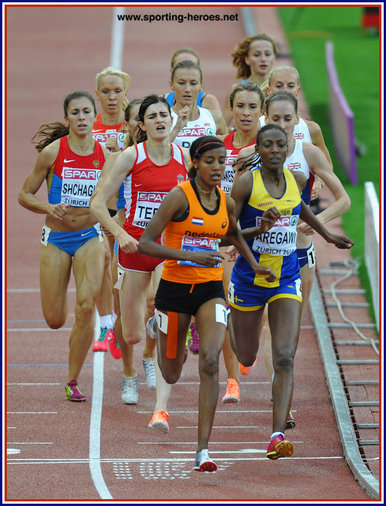 Abeba AREGAWI - Sweden - 2014 silver medal at European Championships.