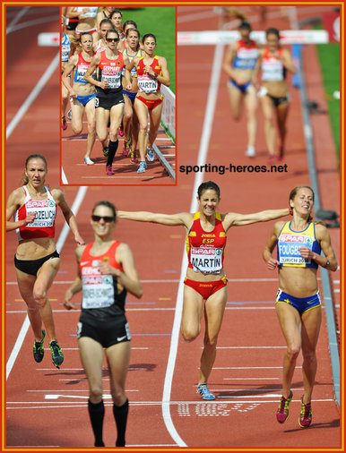 Diana MARTIN - Spain - 3rd. in 3000m SC at 2014 European Championships