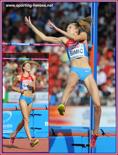 Ana SIMIC - Croatia  - Third place at 2014 European Championships in Zurich.