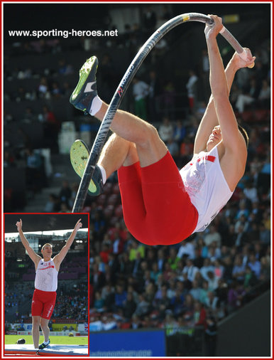 Pawel WOJCIECHOWSKI - Poland - Silver medal in the pole vault at 2014 European Championships