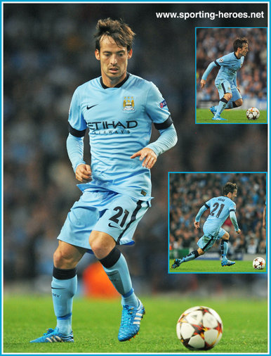 David Silva - Manchester City - 2014/15 UEFA Champions League games.