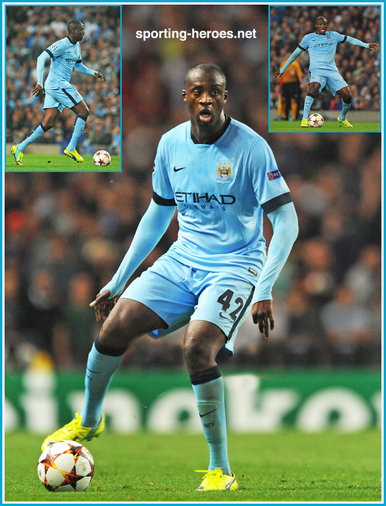 Yaya Toure - Manchester City - 2014/15 UEFA Champions League games.