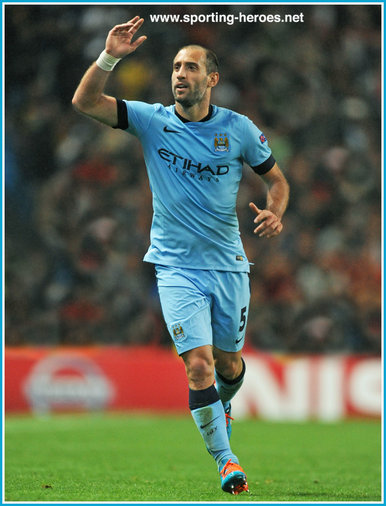 Pablo Zabaleta - Manchester City - 2014/15 UEFA Champions League.