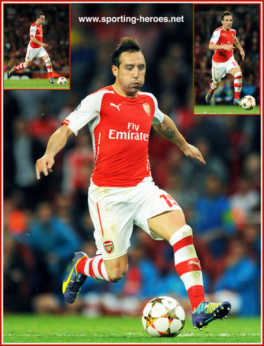 Santiago Cazorla - Arsenal FC - 2014/15 Champions League matches.