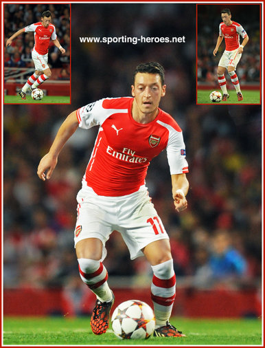 Mesut Ozil - Arsenal FC - 2014/15 Champions League matches.