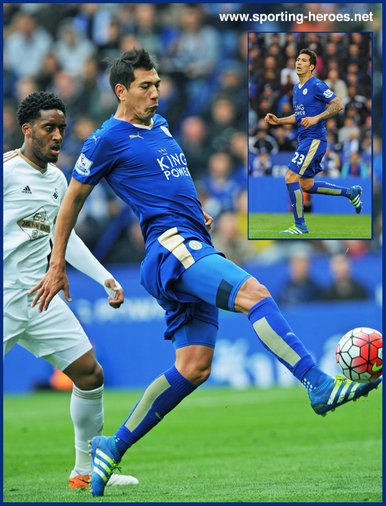 Leonardo ULLOA - Leicester City FC - League Appearances