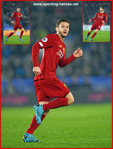 Adam Lallana - Liverpool FC - Premiership Appearances