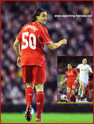 Lazar MARKOVIC - Liverpool FC - Premiership Appearances