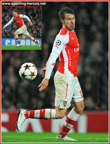 Aaron Ramsey - Arsenal FC - 2014/15 Champions League matches.