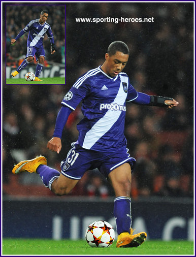 Youri TIELEMANS - Anderlecht - 2014/15 Champions League matches.