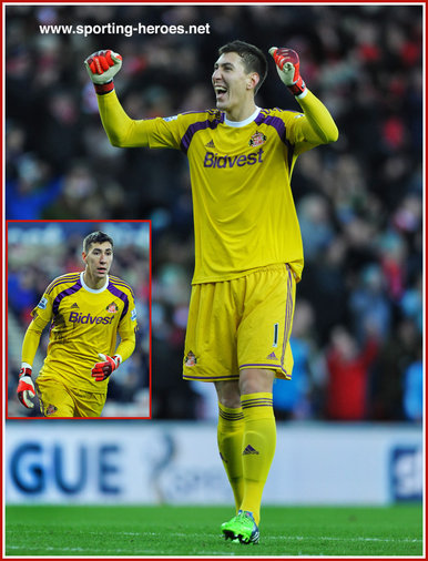 Costel PANTILIMON - Sunderland FC - League Appearances