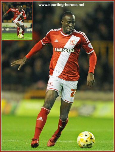 Albert ADOMAH - Middlesbrough FC - League Appearances